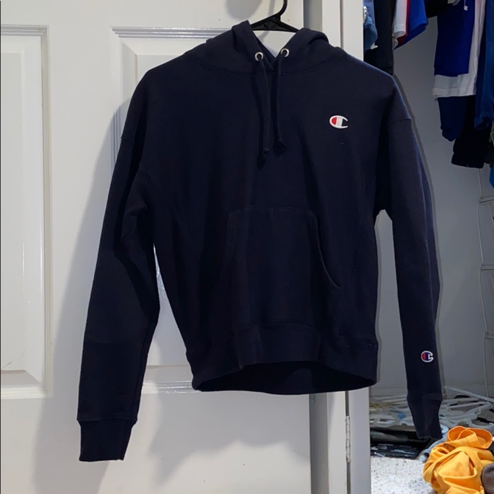 Champion Hoodie Navy Blue
